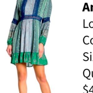 Angie multi color dress